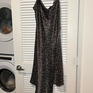 Satin Asymmetrical Dress